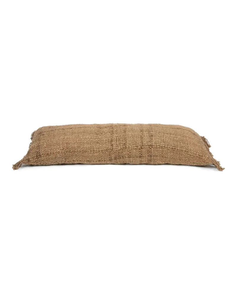 The Oh My Gee Cushion Cover Kissenbezug aus Baumwolle von Bazar Bizar, Größe 35 × 100 cm, Braun, Ansicht 7