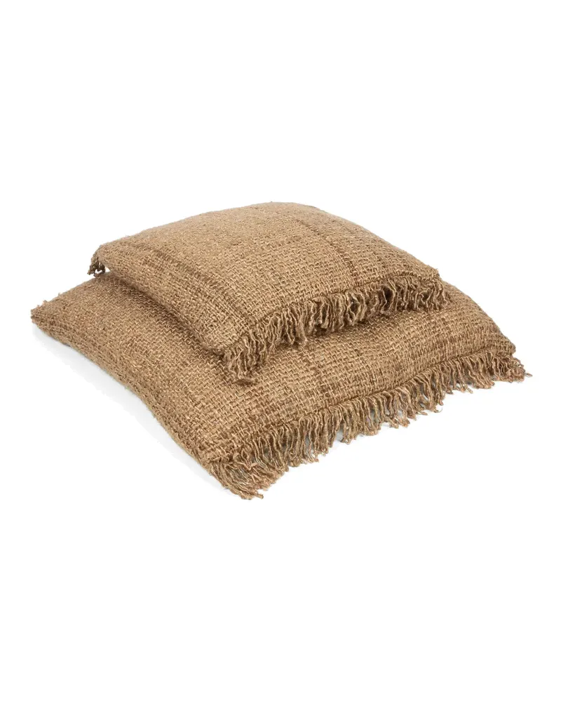 The Oh My Gee Cushion Cover Kissenbezug aus Baumwolle von Bazar Bizar, Größe 60 × 60 cm, Braun, Ansicht 5