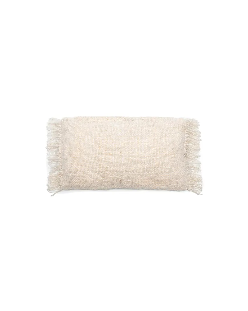 The Oh My Gee Cushion Cover Kissenbezug aus Baumwolle von Bazar Bizar, Größe 30 × 50 cm, Creme, Ansicht 1