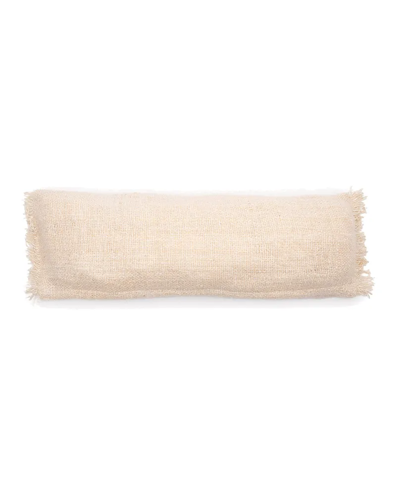 The Oh My Gee Cushion Cover Kissenbezug aus Baumwolle von Bazar Bizar, Größe 35 × 100 cm, Creme, Ansicht 1