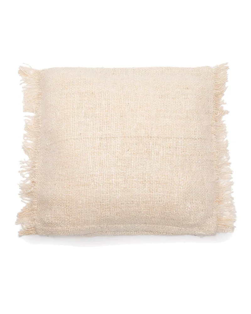 The Oh My Gee Cushion Cover Kissenbezug aus Baumwolle von Bazar Bizar, Größe 60 × 60 cm, Creme, Ansicht 1