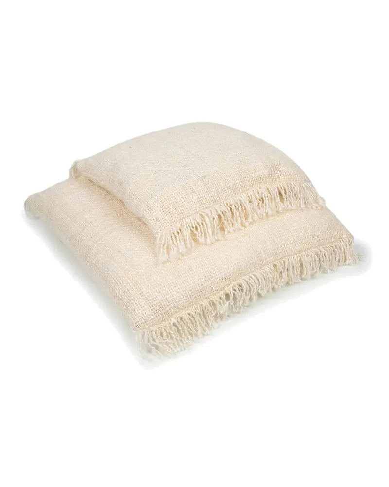 The Oh My Gee Cushion Cover Kissenbezug aus Baumwolle von Bazar Bizar, Größe 60 × 60 cm, Creme, Ansicht 7