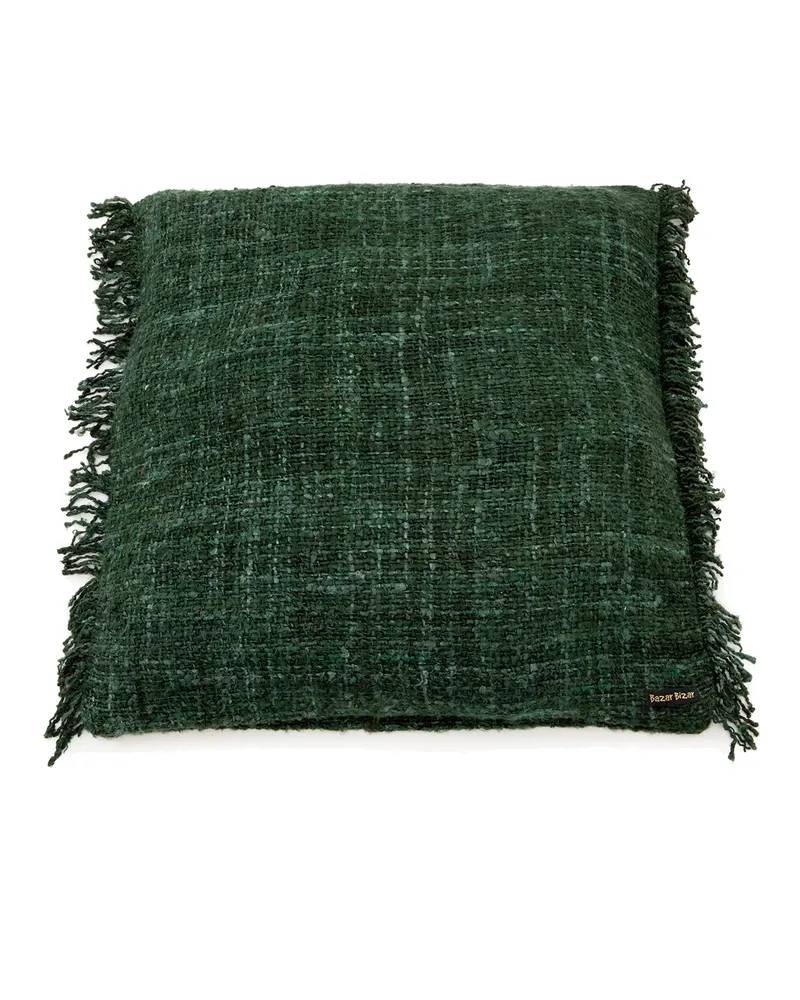 The Oh My Gee Cushion Cover Kissenbezug aus Baumwolle von Bazar Bizar, Größe 60 × 60 cm, Grün, Ansicht 1