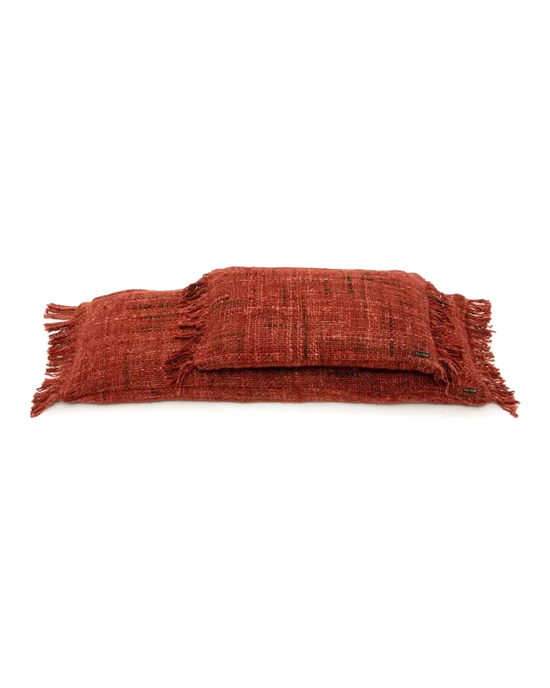 The Oh My Gee Cushion Cover Kissenbezug aus Baumwolle von Bazar Bizar, Größe 35 × 100 cm, Rot, Ansicht 4