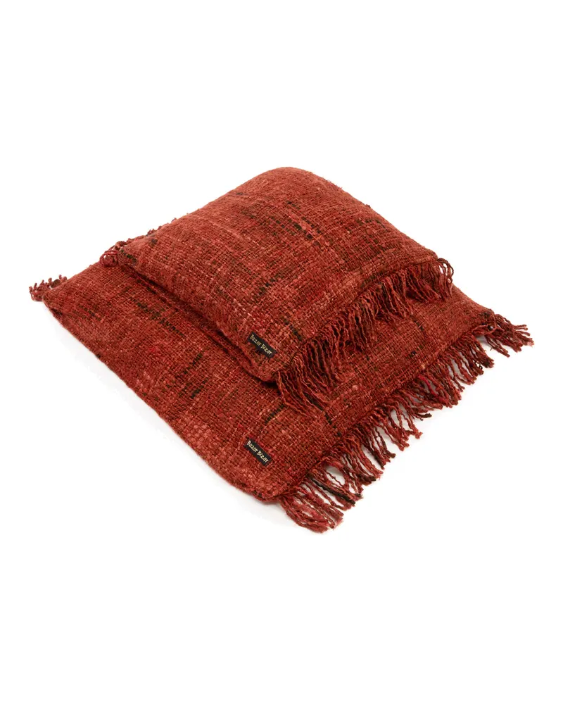 The Oh My Gee Cushion Cover Kissenbezug aus Baumwolle von Bazar Bizar, Größe 40 × 40 cm, Rot, Ansicht 4