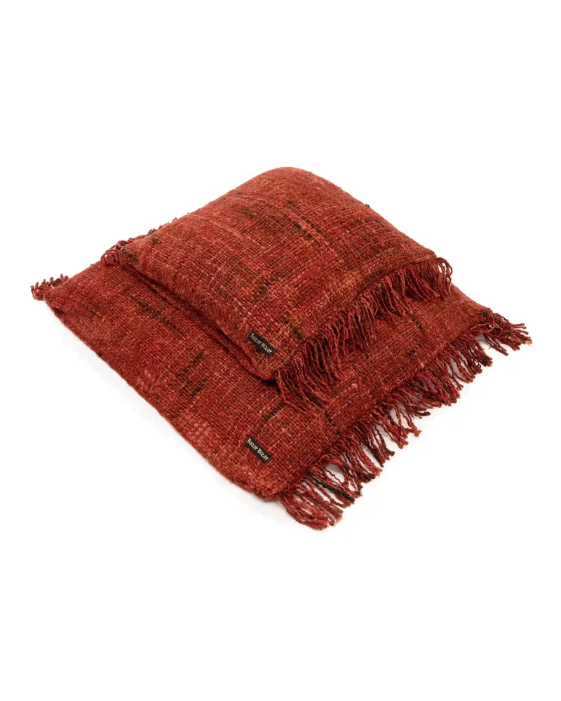 The Oh My Gee Cushion Cover Kissenbezug aus Baumwolle von Bazar Bizar, Größe 60 × 60 cm, Rot, Ansicht 5
