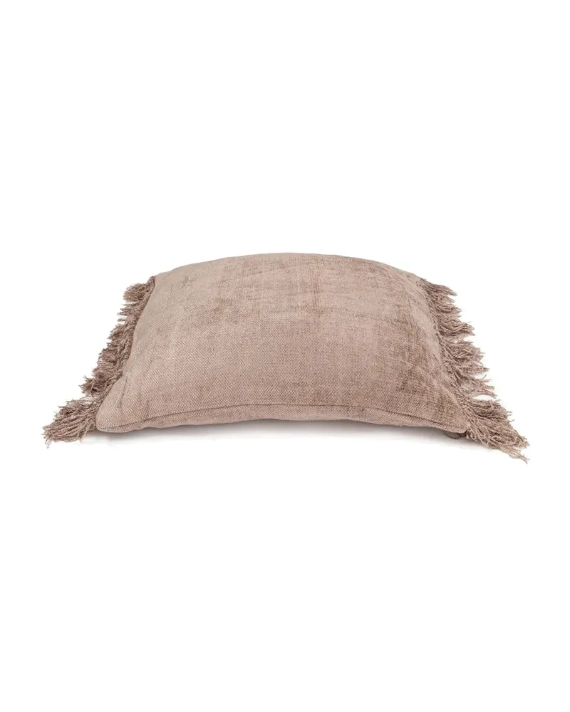 The Oh My Gee Cushion Cover Kissenbezug aus Samt von Bazar Bizar, Größe 40 × 40 cm, Betongrau, Ansicht 8