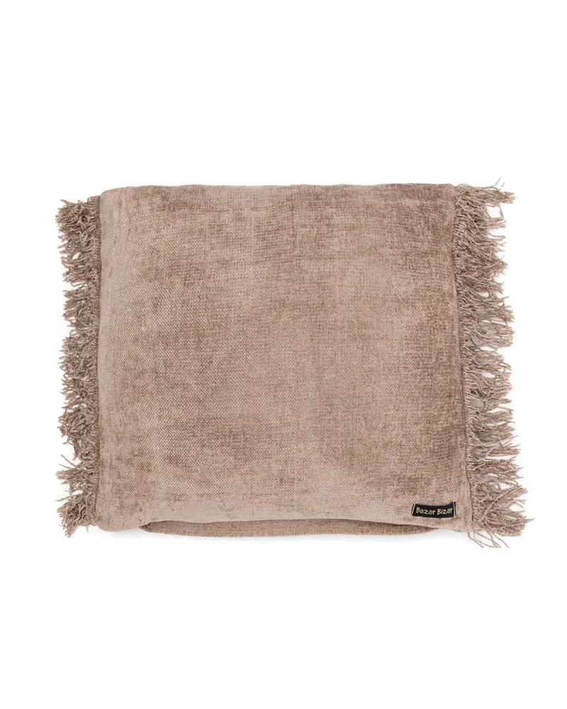 The Oh My Gee Cushion Cover Kissenbezug aus Samt von Bazar Bizar, Größe 40 × 40 cm, Betongrau, Ansicht 9
