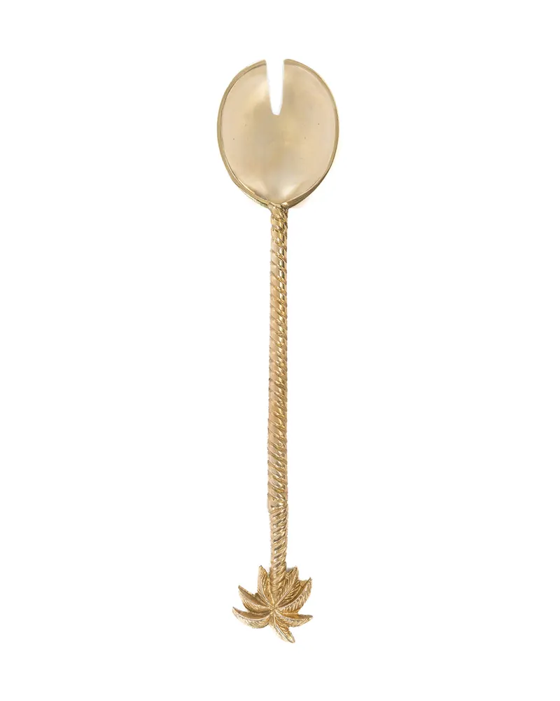 The Palm Tree Salad Fork Salatgabel aus Messing