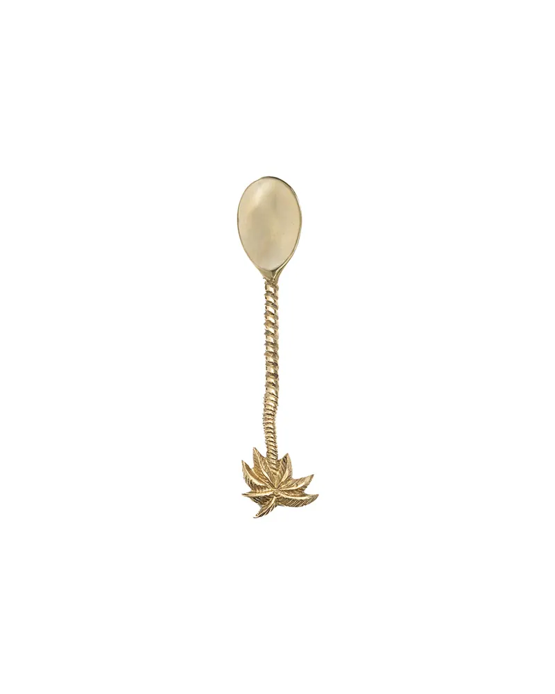The Palm Tree Tea Spoon Teelöffel aus Messing