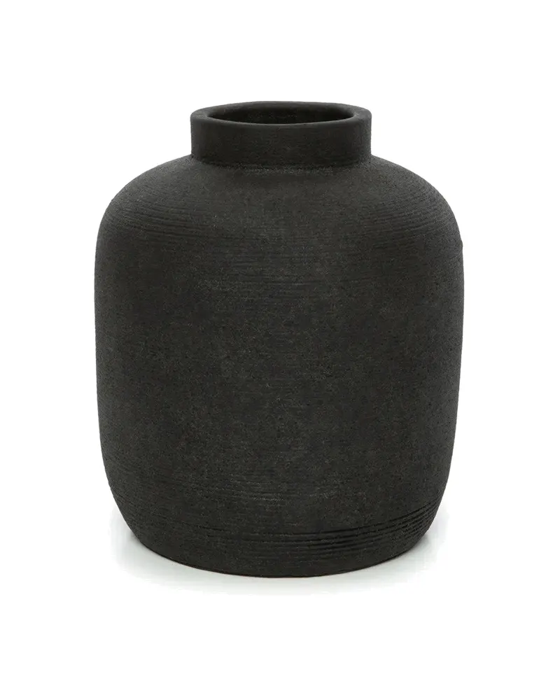 The Peaky Vase Terrakotta-Vase von Bazar Bizar, Größe L, Schwarz, Ansicht 1