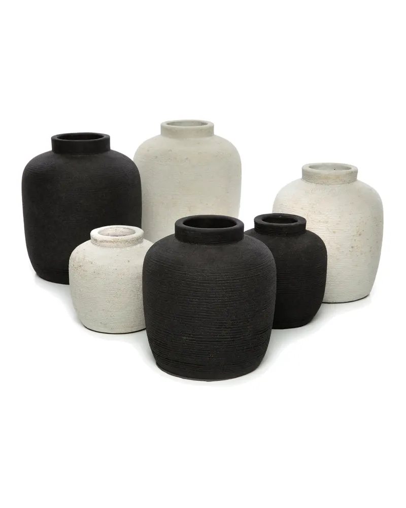 The Peaky Vase Terrakotta-Vase von Bazar Bizar, Größe M, Schwarz, Ansicht 3