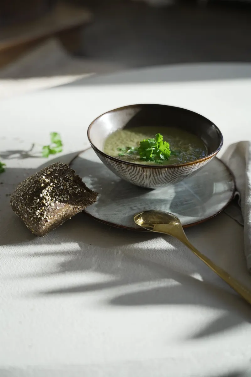 The Peniche Cereal Bowl Müslischüssel aus Steinzeug von Bazar Bizar, Größe 16 × 16 × 6 cm, Mehrfarbig, Ansicht 2