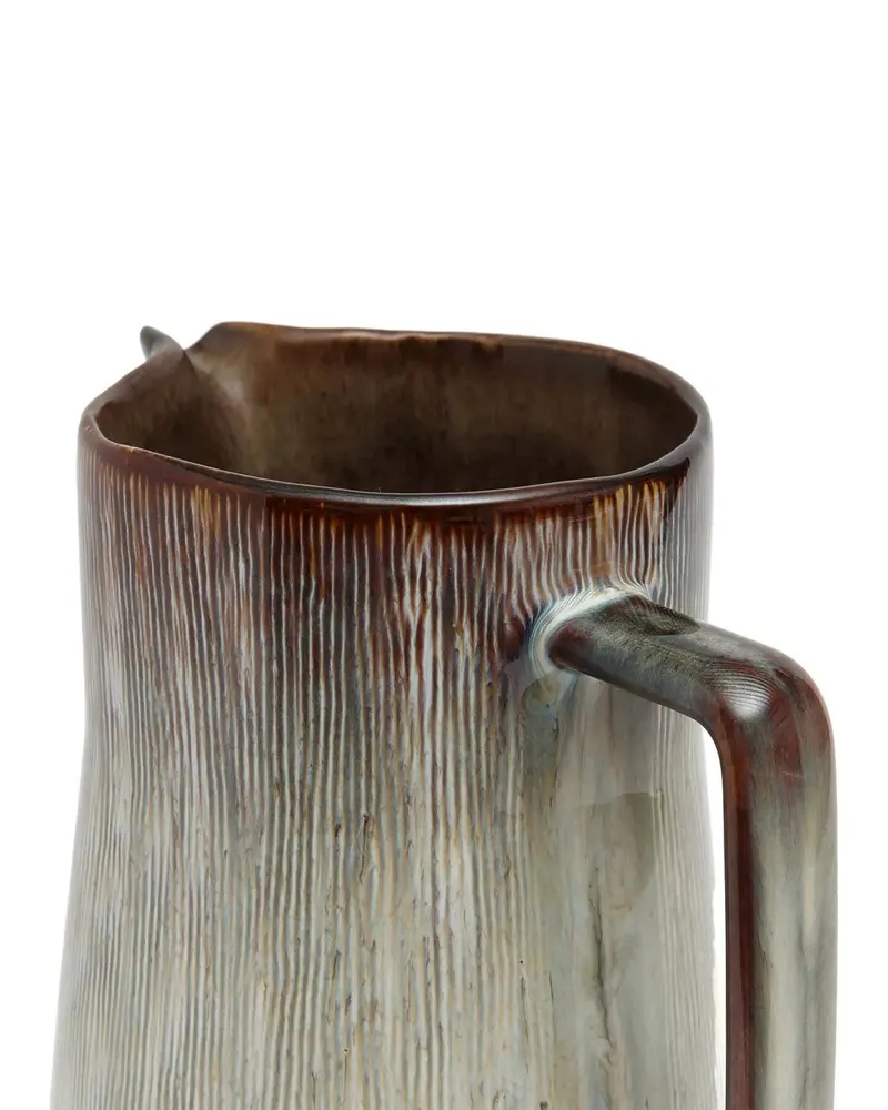 The Peniche Pitcher Keramik-Krug von Bazar Bizar, Größe 15 × 14 × 23 cm, Mehrfarbig, Ansicht 3