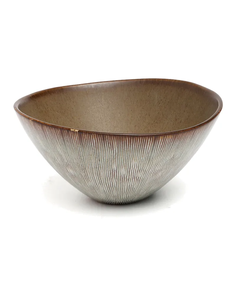 The Peniche Serving Bowl Servierschüssel aus Keramik, Mehrfarbig