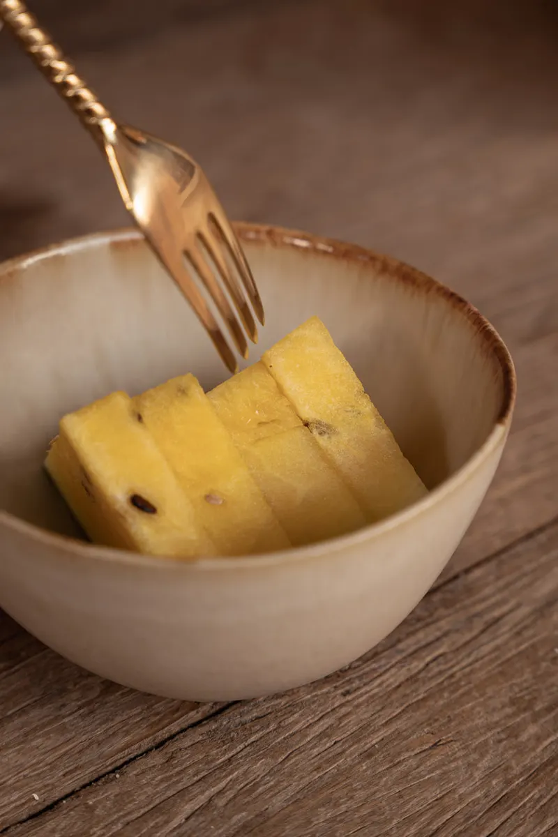 The Pineapple Fork Gabel aus Messing von Bazar Bizar, Größe 22 × 3 × 1 cm, Gold, Ansicht 2