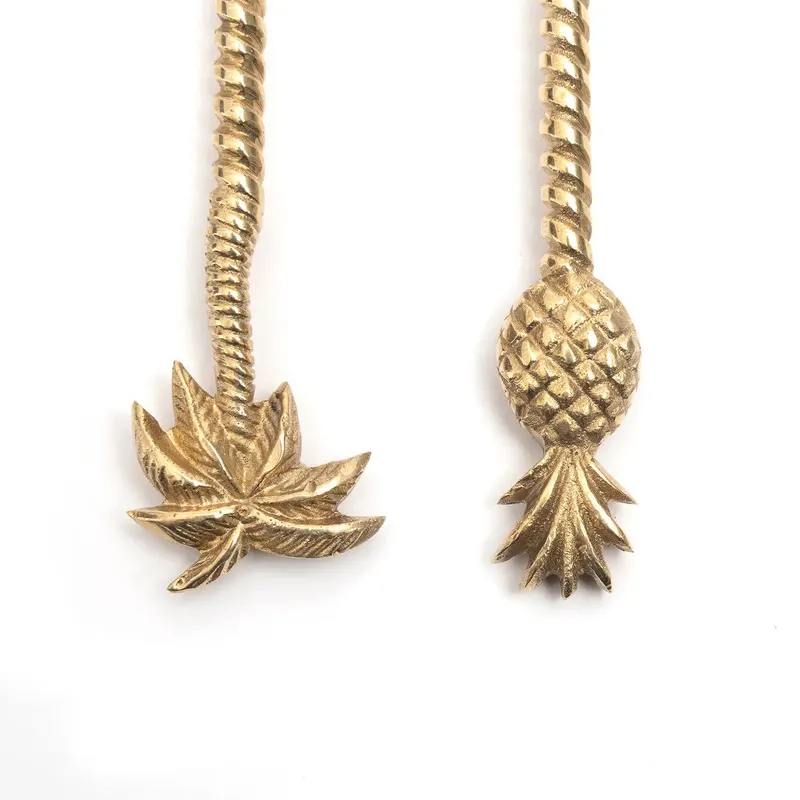 The Pineapple Fork Gabel aus Messing von Bazar Bizar, Größe 22 × 3 × 1 cm, Gold, Ansicht 7