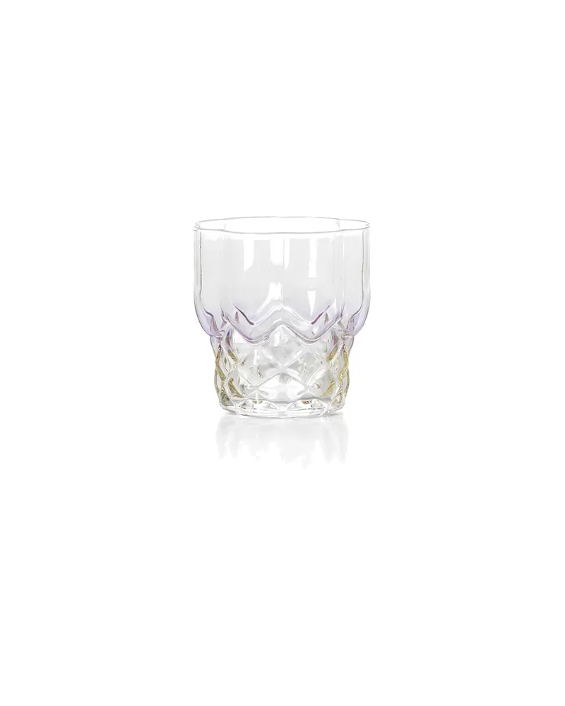 The Pink Blush Tumbler Trinkglas aus Recyclingglas, Natur / Rosa