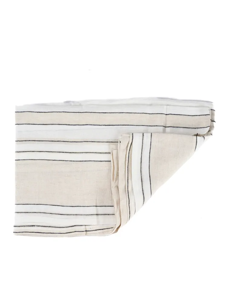 The Provence Tablecloth Leinentischdecke Natur/Schwarz/Weiß von Bazar Bizar, Größe 150 × 250 cm, Natur / Schwarz / Weiß, Ansicht 5