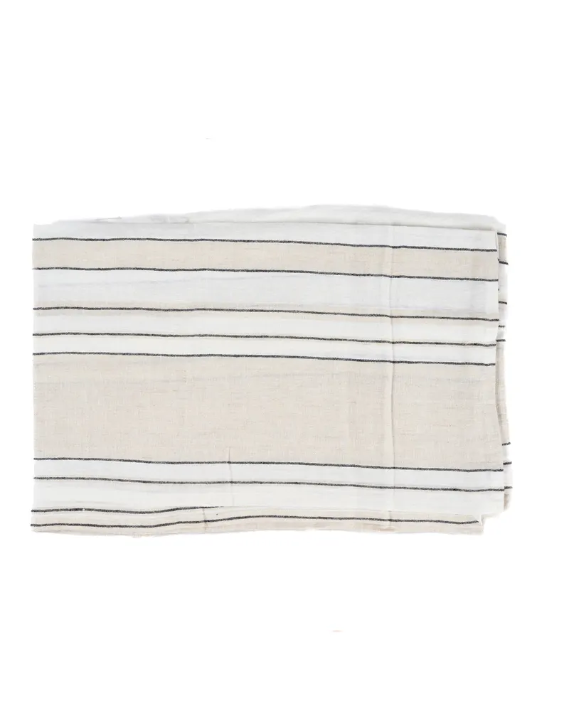 The Provence Tablecloth Leinentischdecke Natur/Schwarz/Weiß von Bazar Bizar, Größe 150 × 300 cm, Natur / Schwarz / Weiß, Ansicht 7