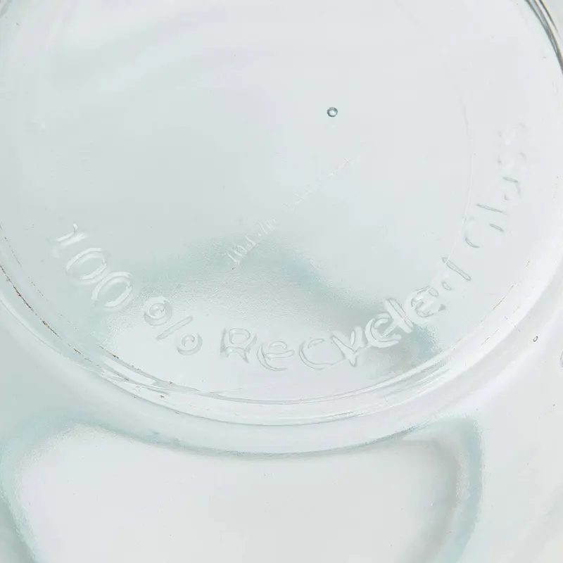 The Qiezi Vase, Vase aus Recyclingglas von Bazar Bizar, Größe M, Blau, Ansicht 4