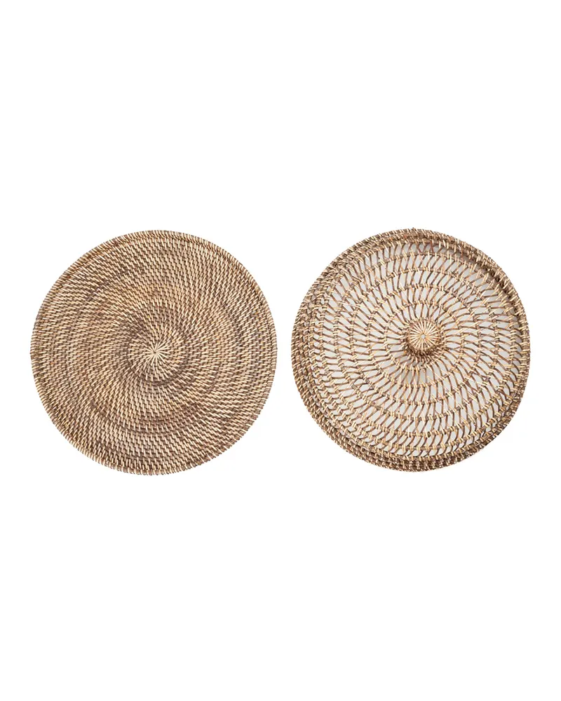 The Rattan Food Cover Tischhaube aus Rattan von Bazar Bizar, Größe L, Natur / Braun, Ansicht 12