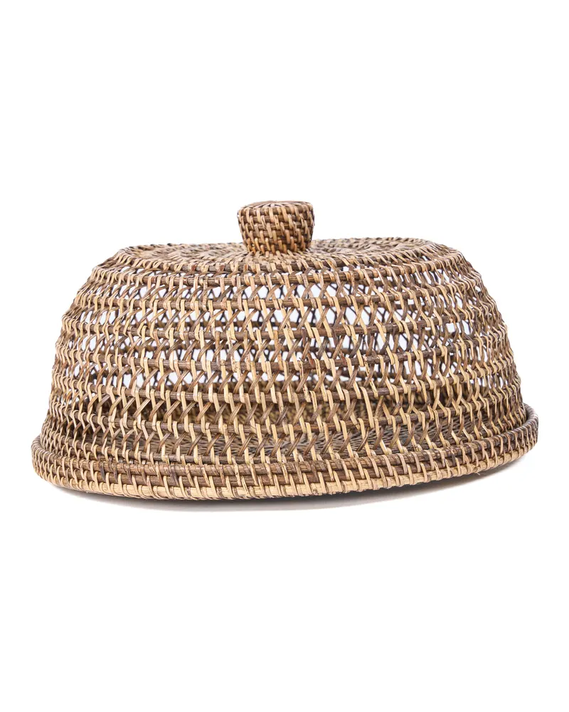 The Rattan Food Cover Tischhaube aus Rattan von Bazar Bizar, Größe L, Natur / Braun, Ansicht 4