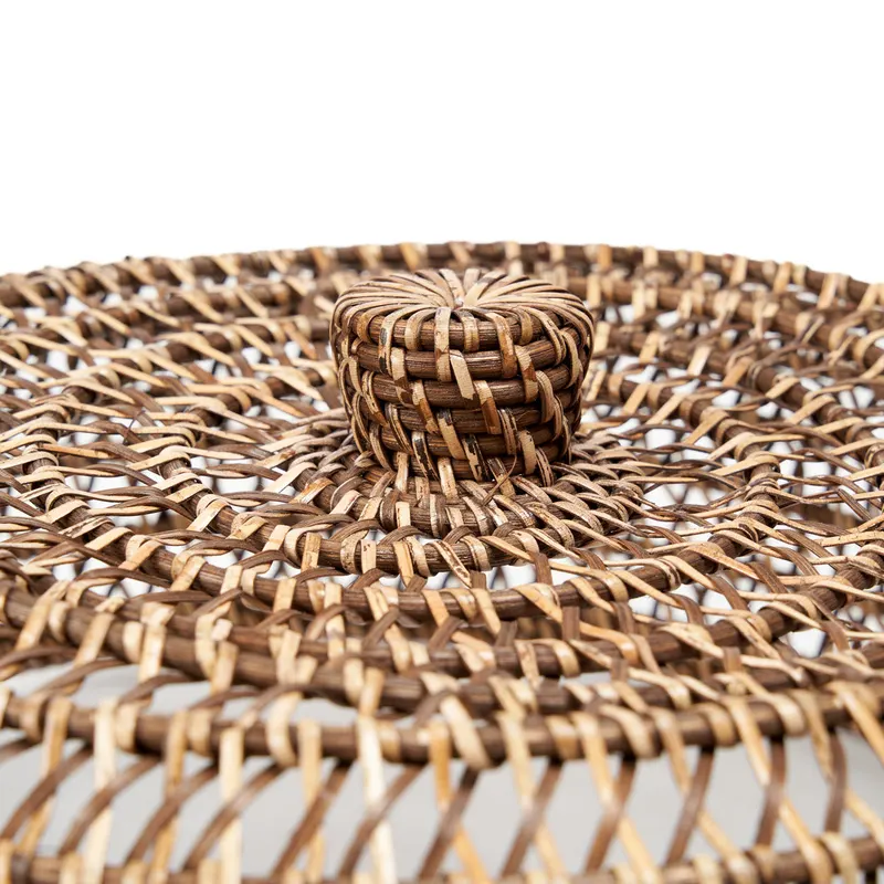 The Rattan Food Cover Tischhaube aus Rattan von Bazar Bizar, Größe M, Natur, Ansicht 8