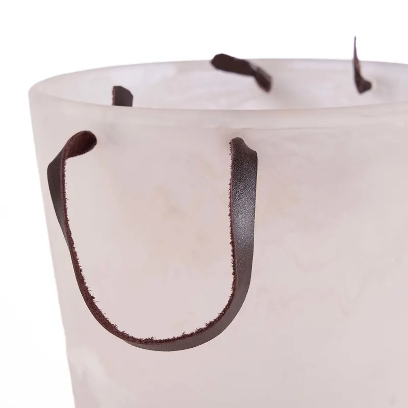 The Resin Ice Bucket Eiskübel aus Kunstharz von Bazar Bizar, Größe 23 × 23 × 23 cm, Rosa / Weiß, Ansicht 4