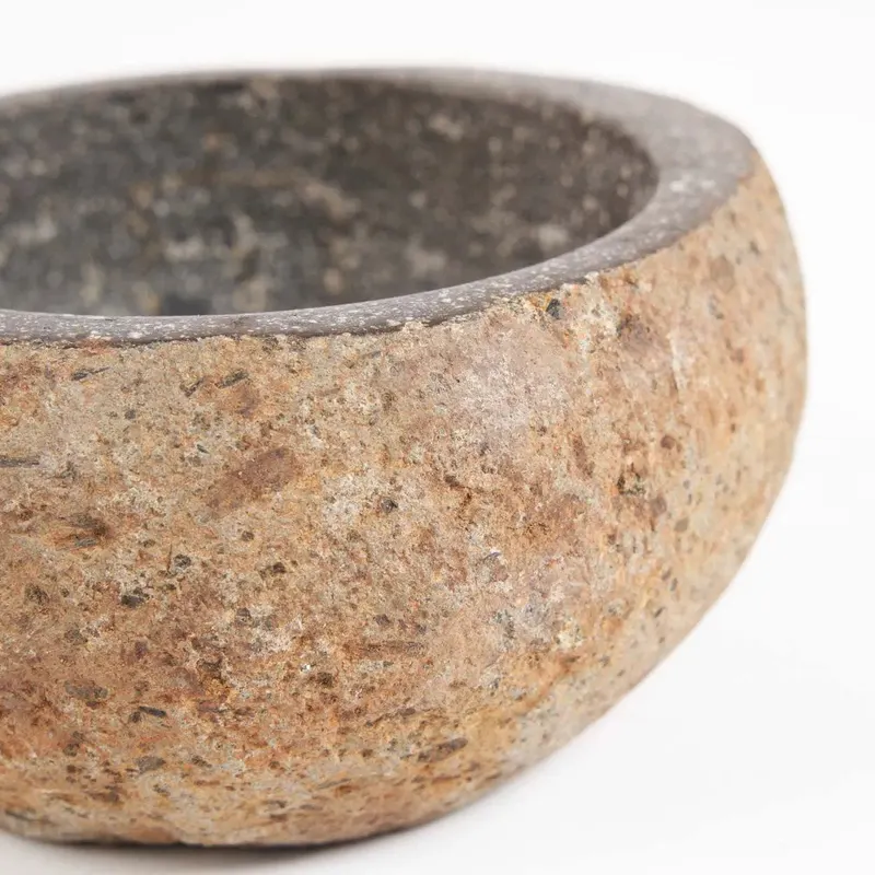 The River Stone Bowl Lavasteinschale von Bazar Bizar, Größe M, Schwarz, Ansicht 4