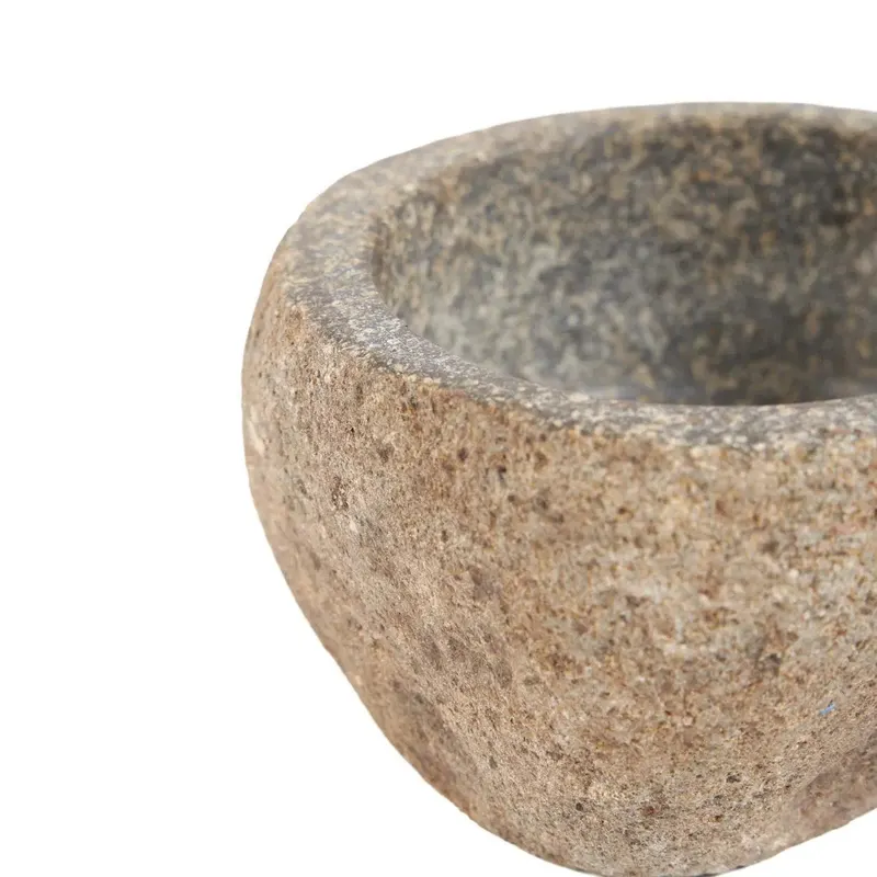 The River Stone Bowl Lavasteinschale von Bazar Bizar, Größe S, Schwarz, Ansicht 4