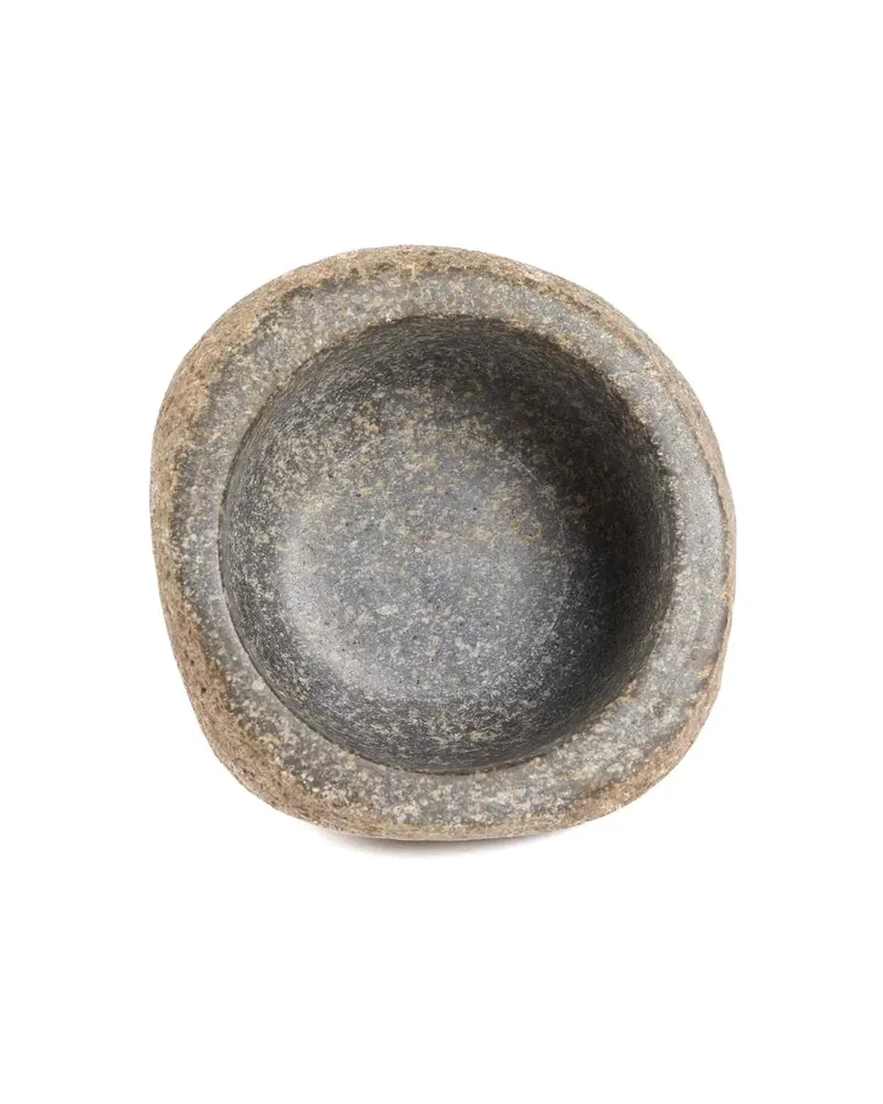 The River Stone Bowl Lavasteinschale von Bazar Bizar, Größe S, Schwarz, Ansicht 5