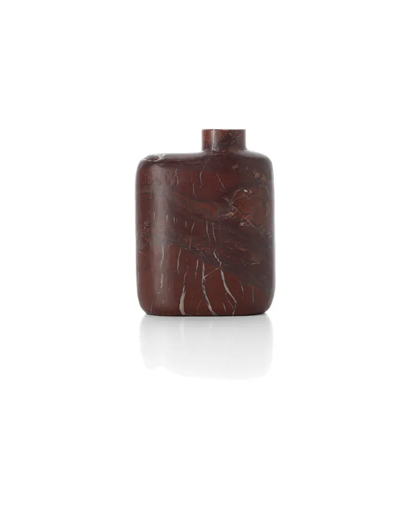 The Rosso Levanto Marble Vase Marmorvase