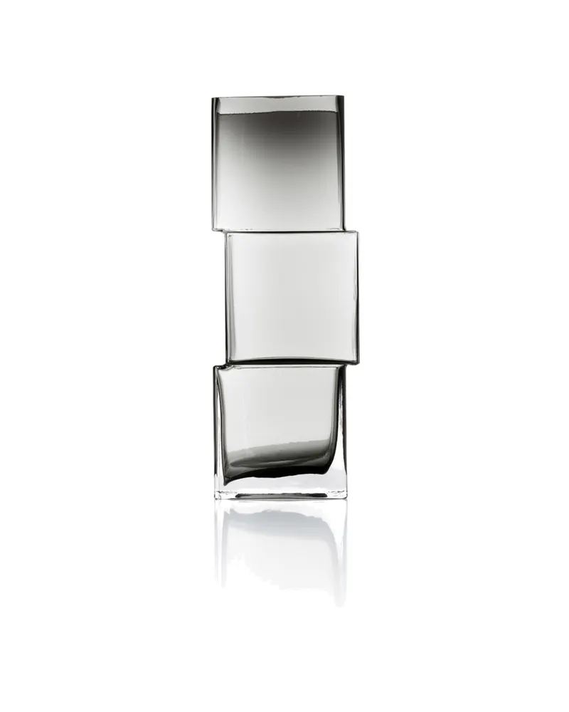 The Rummikub Vase aus Recyclingglas, dunkelgrau von Bazar Bizar, Größe L, Ansicht 5