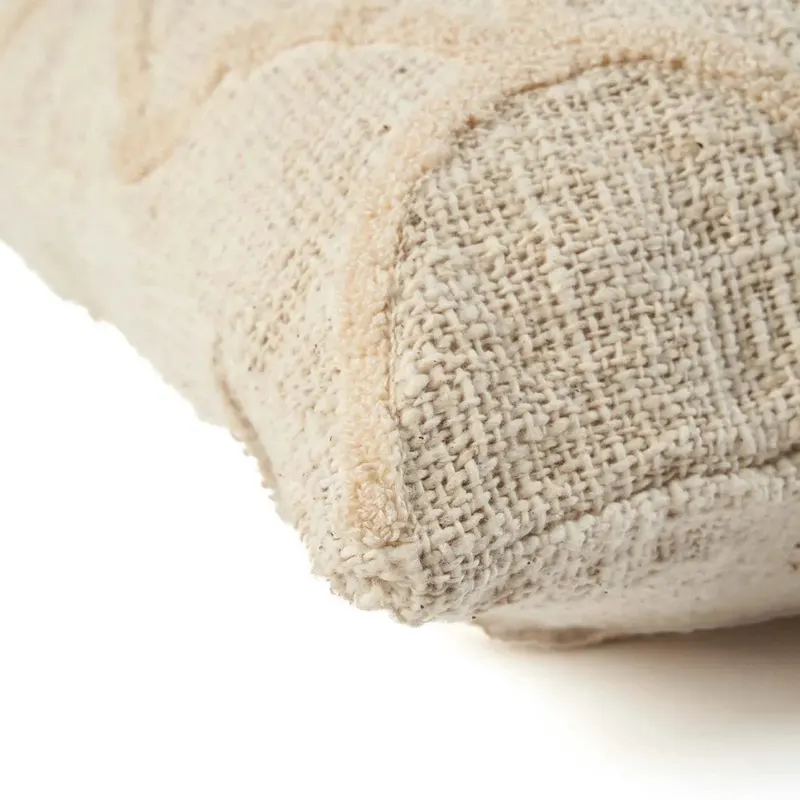 The Sahara Cushion Cover Kissenbezug aus Baumwolle von Bazar Bizar, Größe 50 × 50 cm, Natur, Ansicht 7