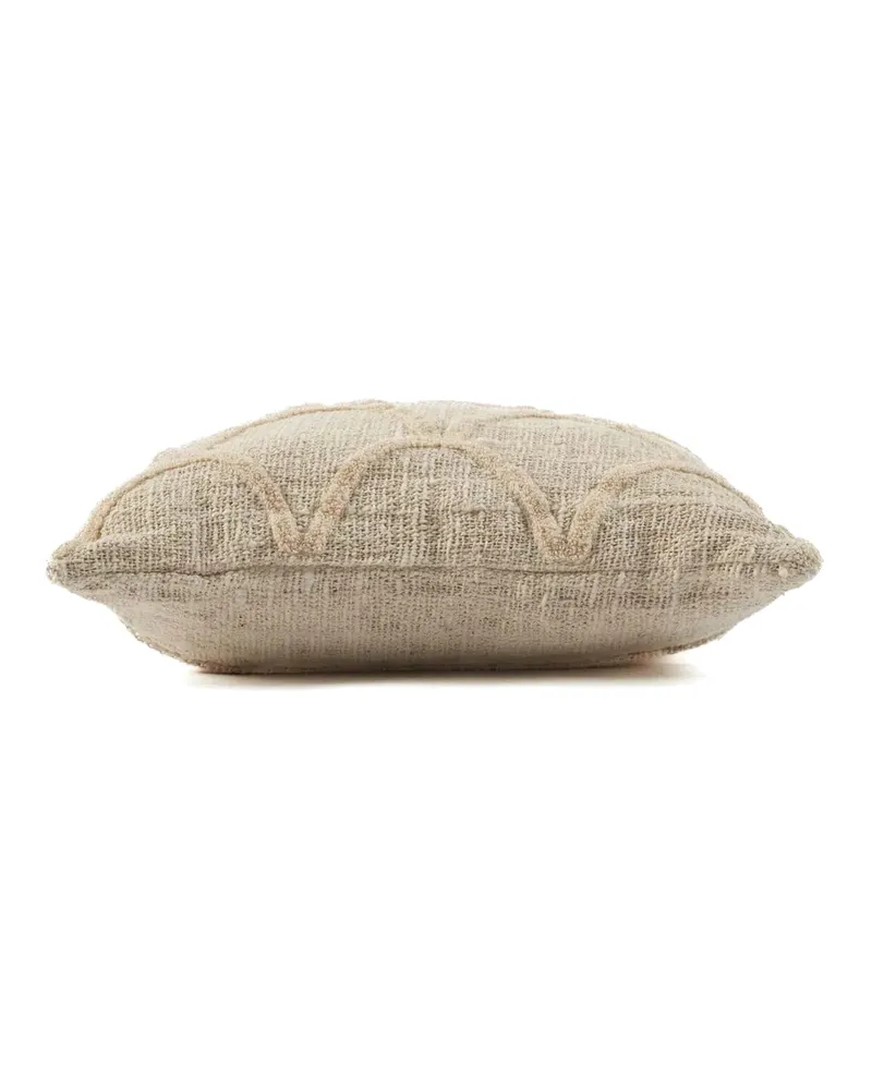 The Sahara Cushion Cover Kissenbezug aus Baumwolle von Bazar Bizar, Größe 50 × 50 cm, Natur, Ansicht 8