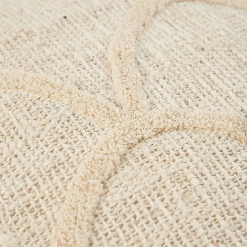 The Sahara Cushion Cover Kissenbezug aus Baumwolle von Bazar Bizar, Größe 50 × 50 cm, Natur, Ansicht 9