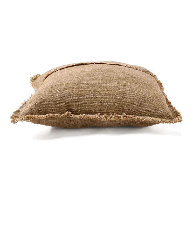 The Sahara Fringe Cushion Cover Kissenbezug von Bazar Bizar, Größe 50 × 50 cm, Natur / Braun, Ansicht 4