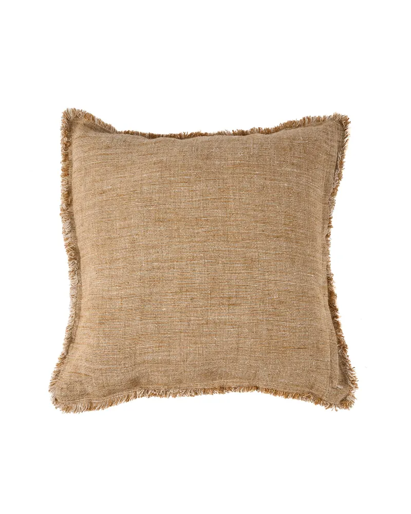 The Sahara Fringe Cushion Cover Kissenbezug von Bazar Bizar, Größe 50 × 50 cm, Natur / Braun, Ansicht 5