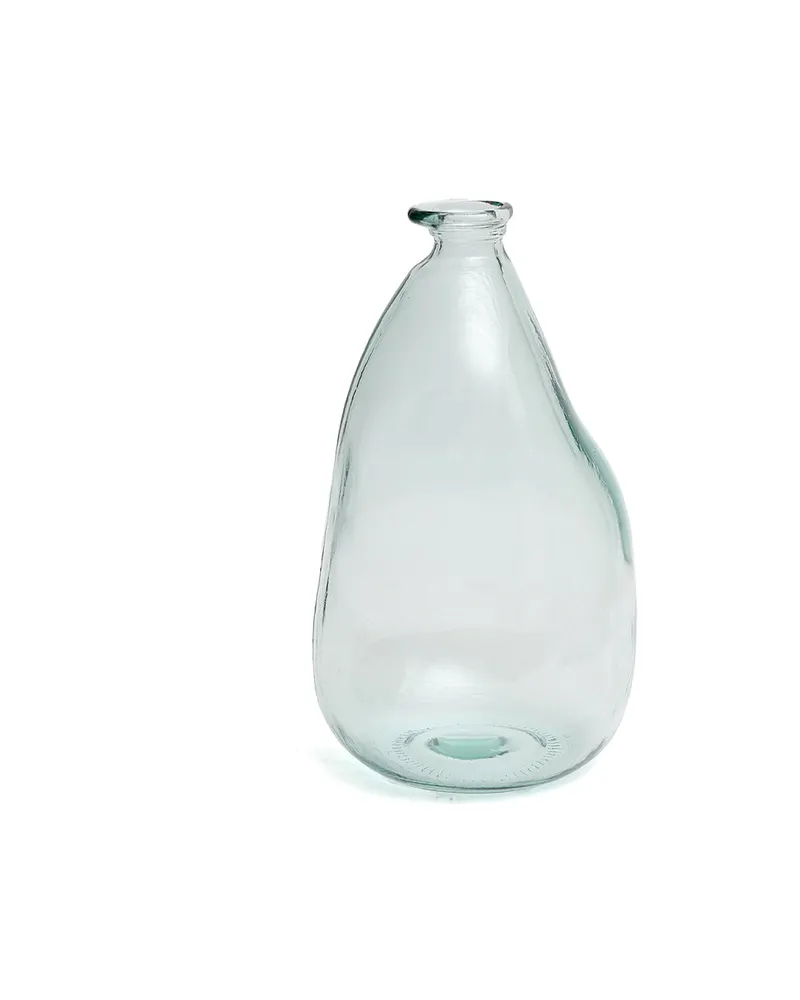 The Shudi Vase Vase aus Recyclingglas, Blau