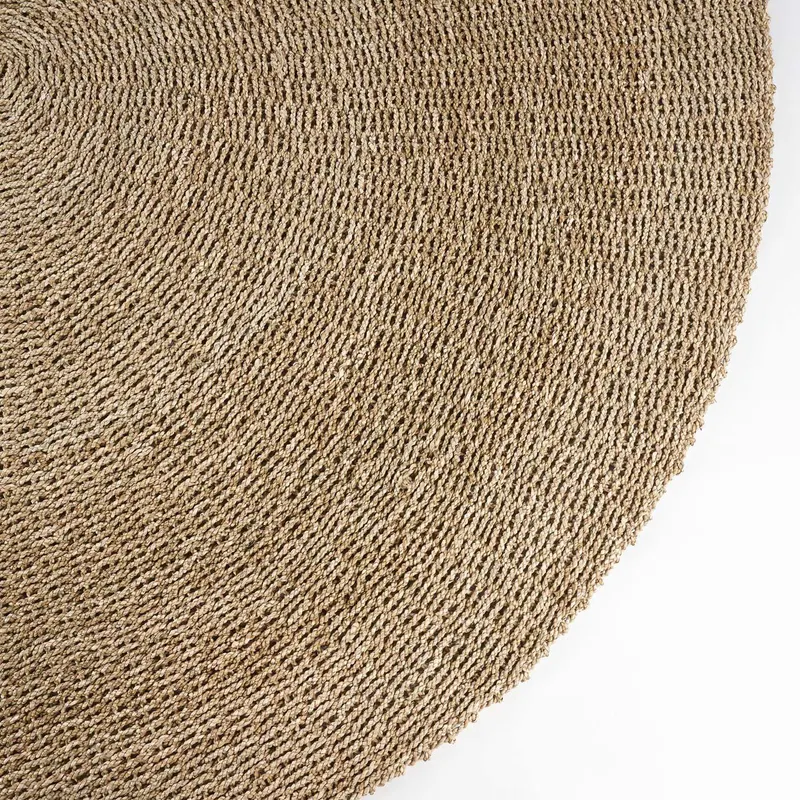 The Sizali Carpet, runder Sisalteppich von Bazar Bizar, Größe Ø 200 cm, Natur, Ansicht 2