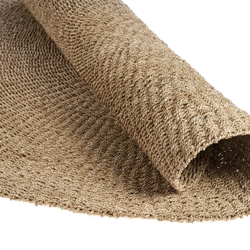 The Sizali Carpet, runder Sisalteppich von Bazar Bizar, Größe Ø 200 cm, Natur, Ansicht 3