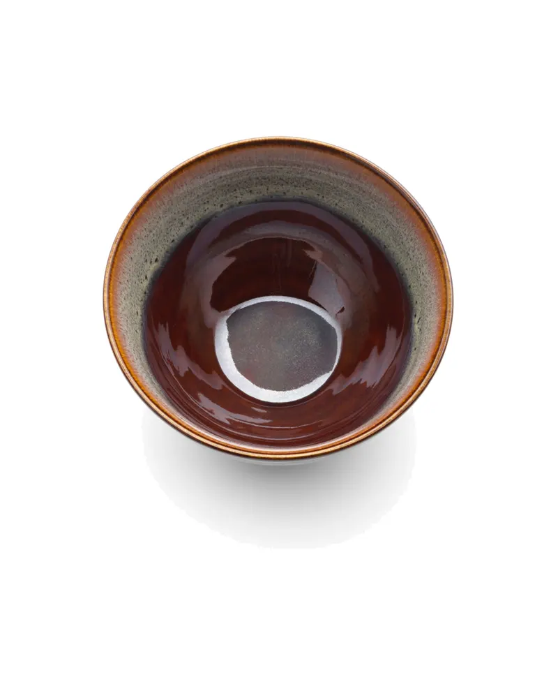 The Smoked Horizon Bowl Keramikschale von Bazar Bizar, Größe S, Braun / Grau, Ansicht 3