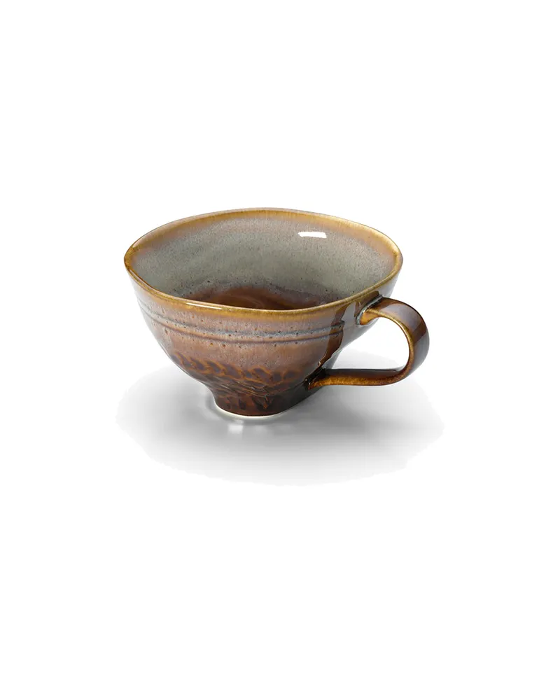 The Smoked Horizon Mug Keramiktasse von Bazar Bizar, Größe M, Braun / Grau, Ansicht 1