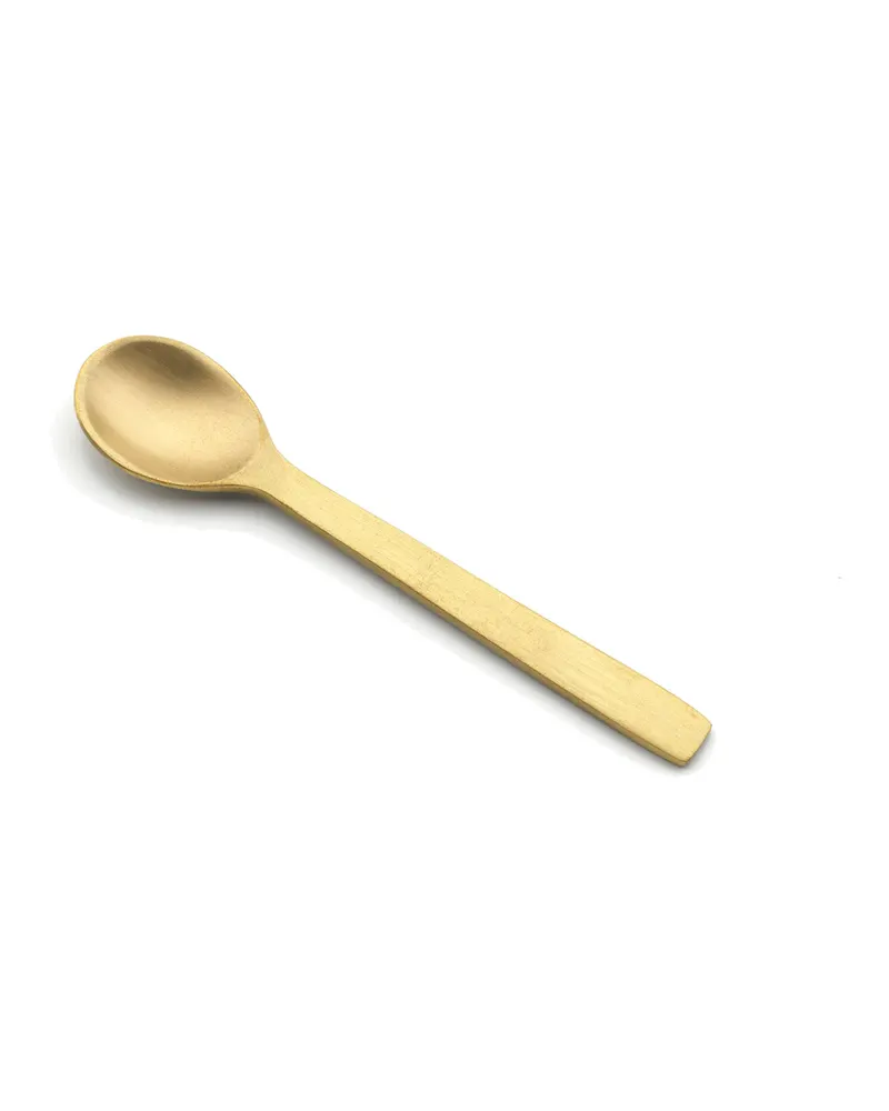 Gewürzlöffel Spice Spoon, Messing in Gold von Bazar Bizar, Größe M, Ansicht 2