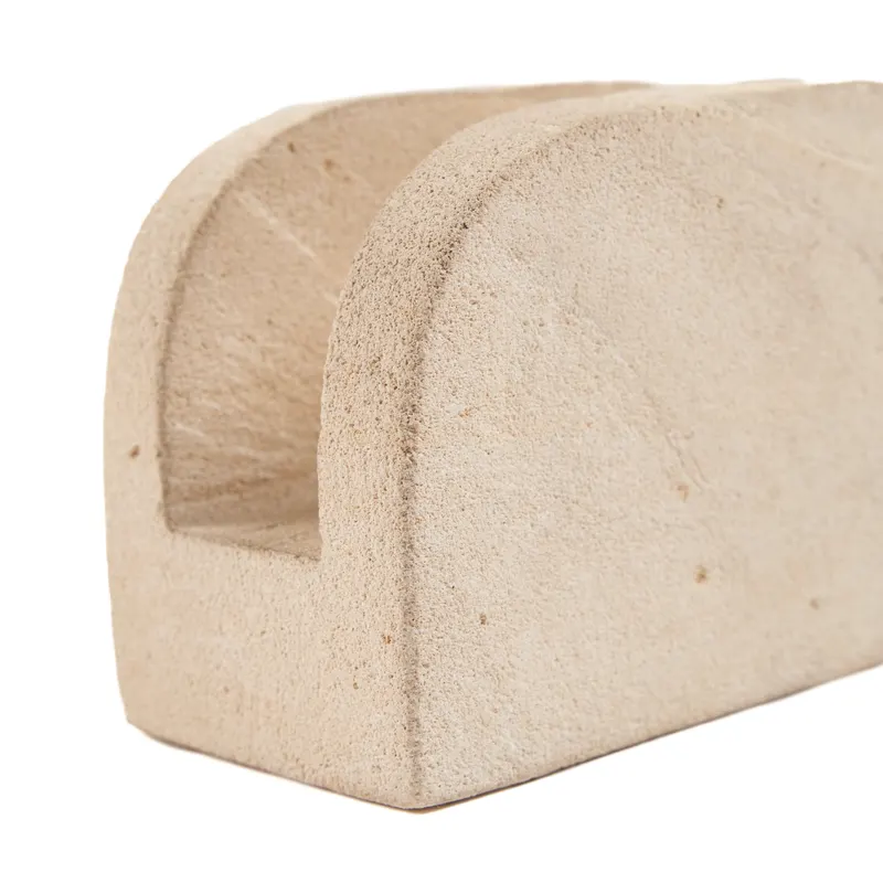 The Stone Tissue Holder Taschentuchhalter aus Sandstein von Bazar Bizar, Größe 13 × 6 × 8 cm, Natur, Ansicht 2