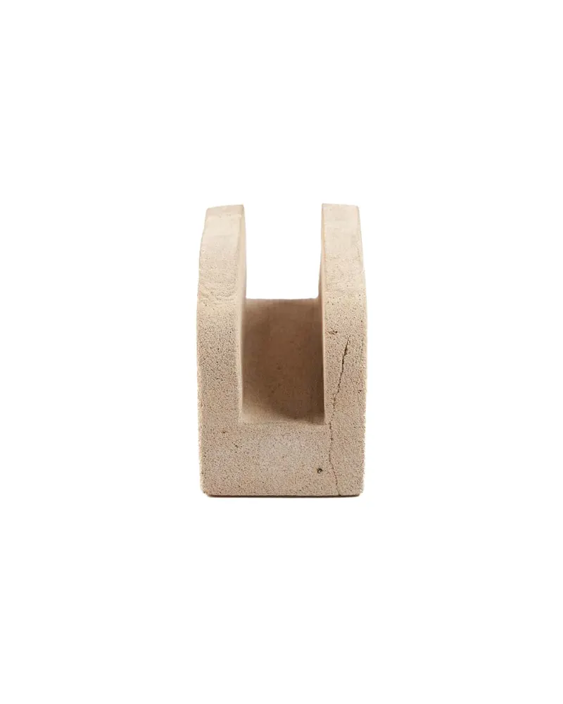 The Stone Tissue Holder Taschentuchhalter aus Sandstein von Bazar Bizar, Größe 13 × 6 × 8 cm, Natur, Ansicht 5
