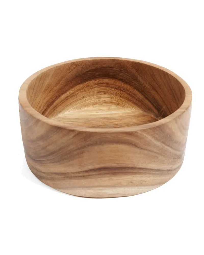 The Suar Salad Bowl Schale aus Suarholz, Natur