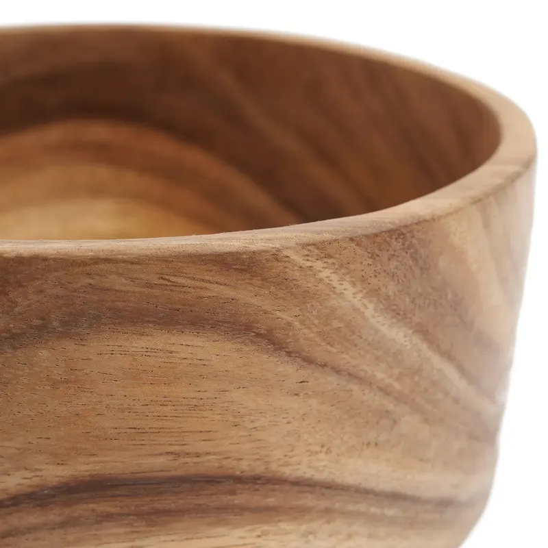 The Suar Salad Bowl Schale aus Suarholz von Bazar Bizar, Größe M, Natur, Ansicht 3