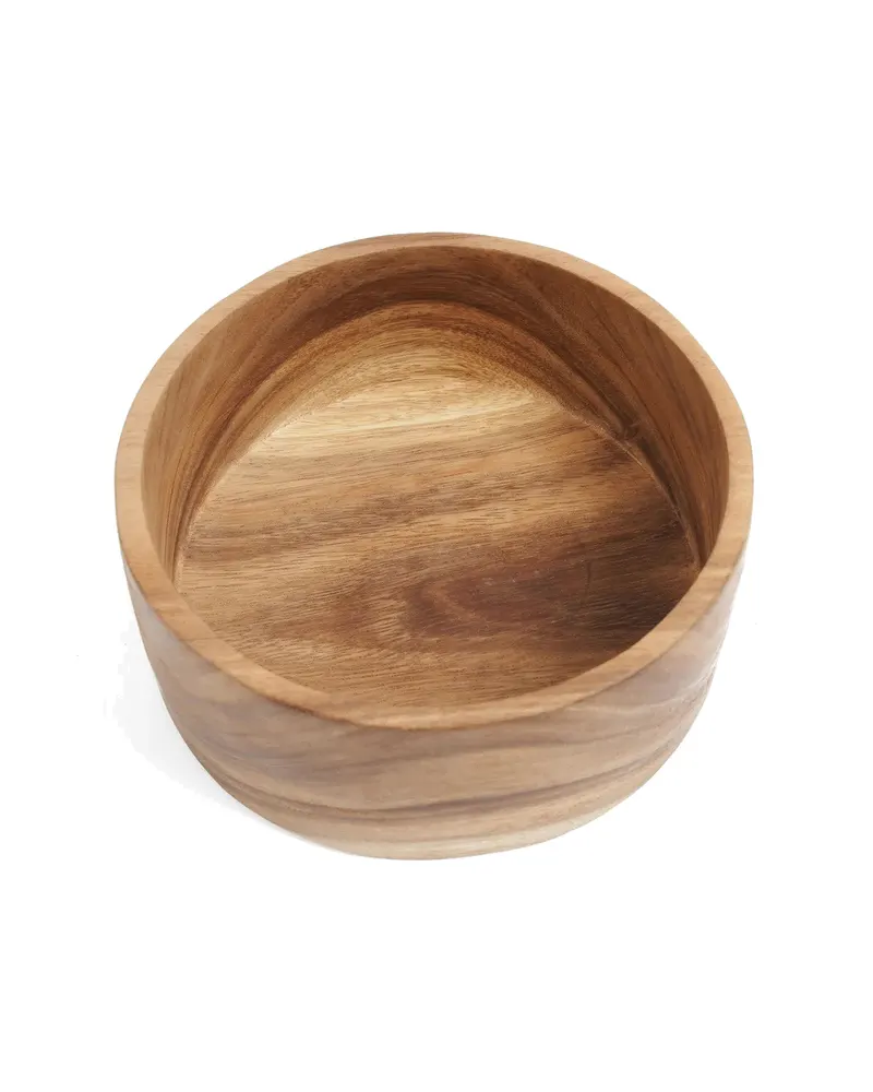 The Suar Salad Bowl Schale aus Suarholz von Bazar Bizar, Größe M, Natur, Ansicht 4